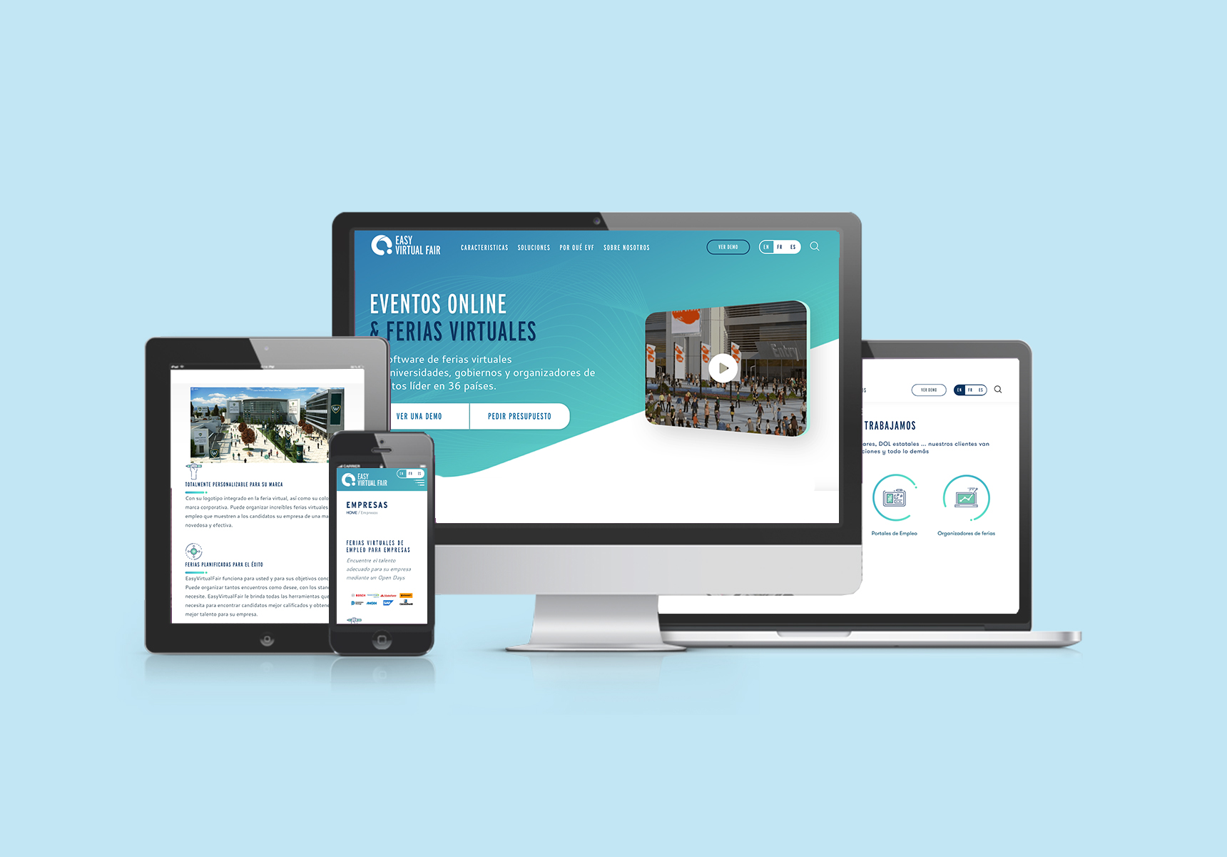 wireframe responsive web easyvirtualfair