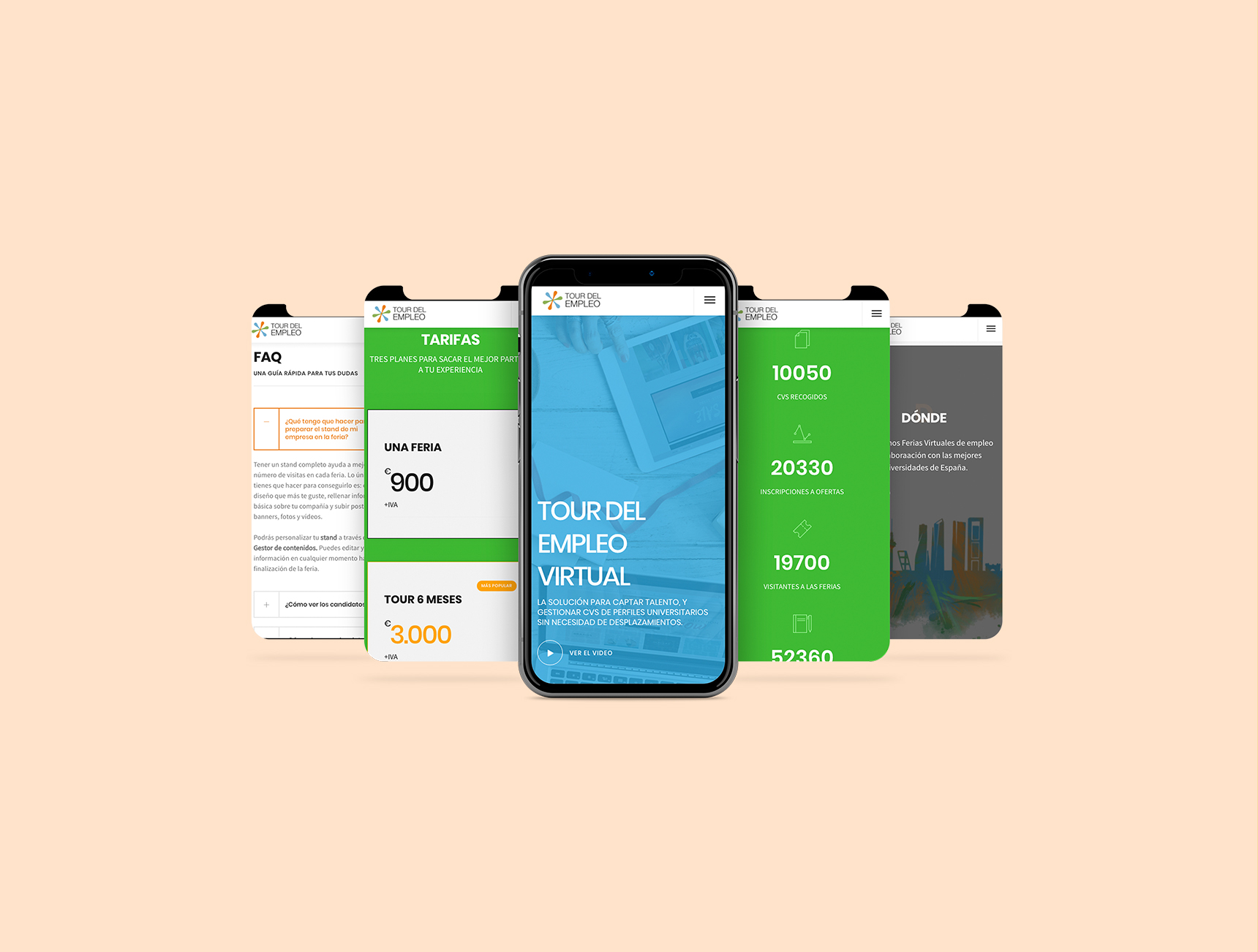 diseño web tour del empleo